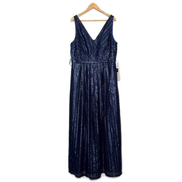 Adrianna Papell Weddington Way Sequin Formal Evening Gown Size 18 NWT - Picture 3 of 10